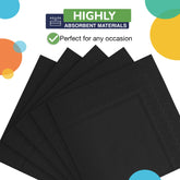 Black Luncheon Napkins | Case of 3600